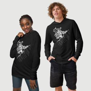 "Karma" by Natarowei | Hooded Long-Sleeve Tee