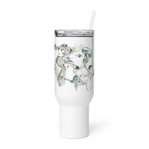 "Mixed In With All the Other Stuff" by Natarowei | Travel Mug