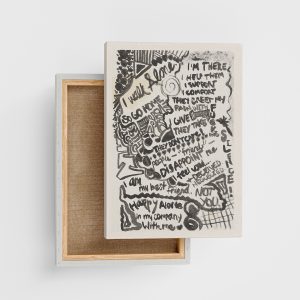 "Lone Walkin Done Talkin" by Natarowei | Canvas Print