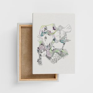 "Mixed In With All the Other Stuff" by Natarowei | Canvas Print
