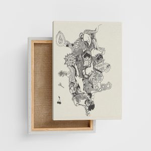 "Can't Even Get Out The Words" by Natarowei | Canvas Print
