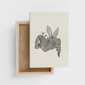 "Friendly Bird" by Natarowei | Canvas Print